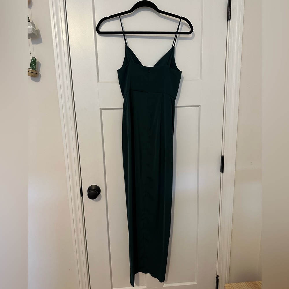 Shona Joy Green V-Neck Dress - Size US 2 - New/Never worn - Picture 3 of 5